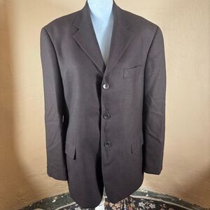Baracuta Soft Men’s Gray Sport Coat | Three-Button | Tonal Texture | Made in Tur